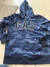 GAP Kapuzen-Sweatshirt-Jacke LOGO vorne Kängurutasche Gr. 140