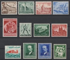 DeutschesReich1940/41Mi.Nr.739-742,744,745,748-750+760-762**postfrisch 85,00Eur