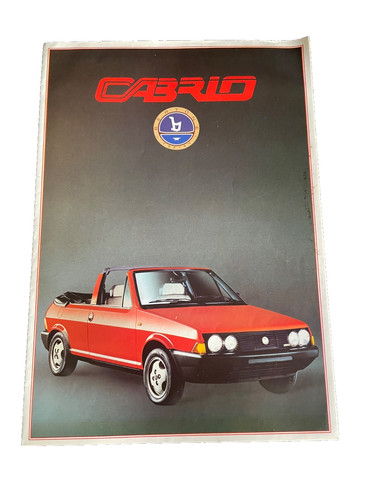Prospekt brochure fiat ritmo - prospekt,