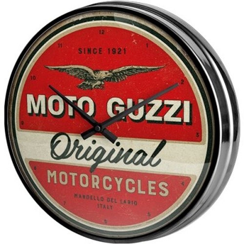 Moto guzzi nostalgie wanduhr - guzzi,