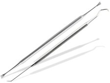 Premium Zahnsteinentferner-Set Zahnsteinkratzer Zahnreiniger 2-Teilig Scaler