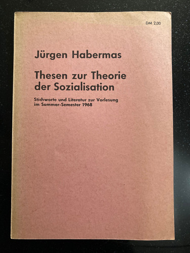 Jürgen habermas thesen zur - habermas:,