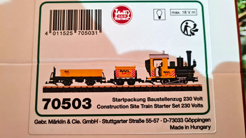 Lgb märklin 70503 - lgb, starterset