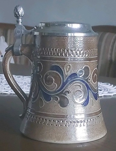 Zinn bierkrug humpen mit - bierkrug/humpen,
