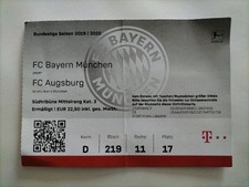 Sammler Ticket 19/20 FC Bayern