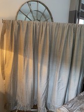 Raffrollo Rollo Country Home Flamant Kariert Schwarz Weiß Faltrollo