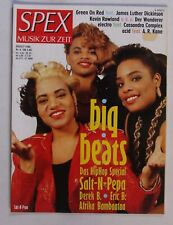 Spex August 1988 GER Magazine Salt-N-Pepa + Hip Hop Special Green On Red