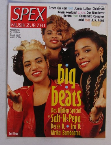 Spex august 1988 ger magazine - spex,