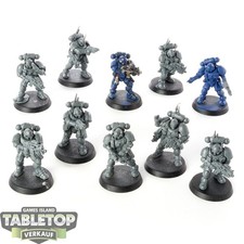 Space Marines - 10 Infiltrator Squad - teilweise bemalt