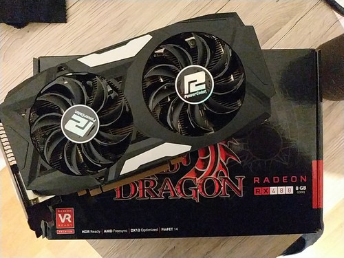 Rx480 8gb power color - rx480, red
