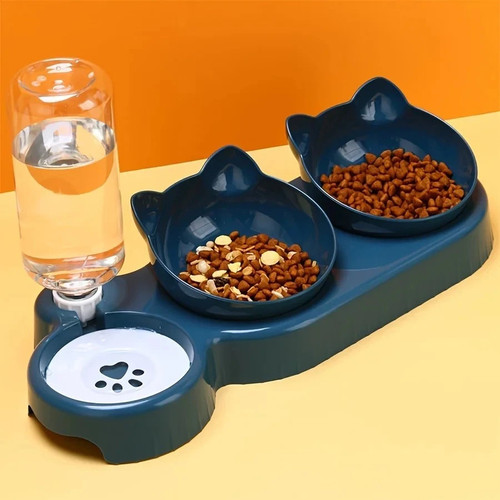 Tilting cat bowl with - in, 1