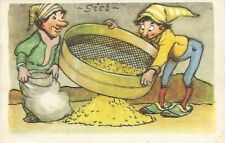 27/556 SAMMELBILD DIE RÄTSELTRUHE - SIEB SAND GETREIDE GOLD ? GNOM ZWERG WICHTEL