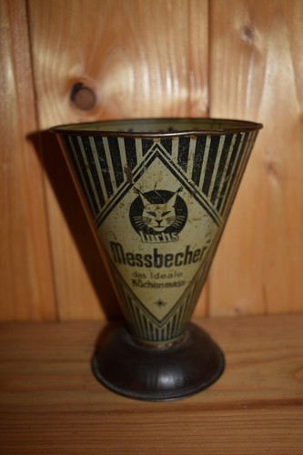 Alter blechmessbecher - alter,