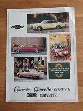 Chevrolet Chevy II - Chevelle - Corvair - Corvette - PROSPEKT (1966)