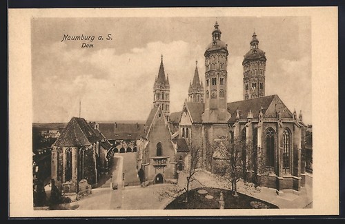 Ansichtskarte naumburg - ansichtskarte, /