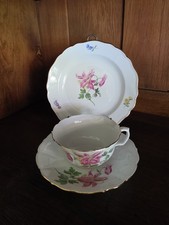 MEISSEN PORZELLAN SERVICE GEDECK * 3 TEILE * TASSE + UNTERTASSE + TELLER * TOP !