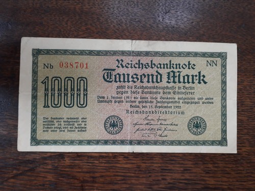Zehntausend mark - zehntausend,