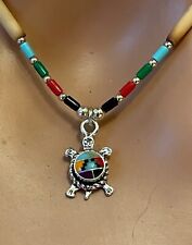 Indianerschmuck Feine Schildkröten Liquidkette Sterlingsilber  Westernschmuck