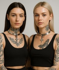 2er Set Halsreifen Schwert &