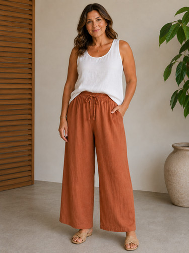 Hose marlenehose weit - marlenehose,