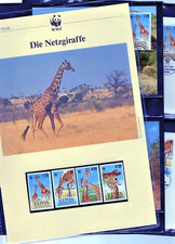 WWF 1989 Kenia Die Netzgiraffe