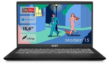 MSI Modern 15 Lifestyle & Business Laptop, 15,6 Zoll Full HD Display, AMD Ryzen