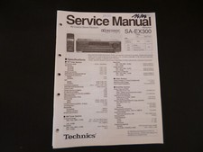 Original Service Manual Schaltplan  Technics SA-EX300