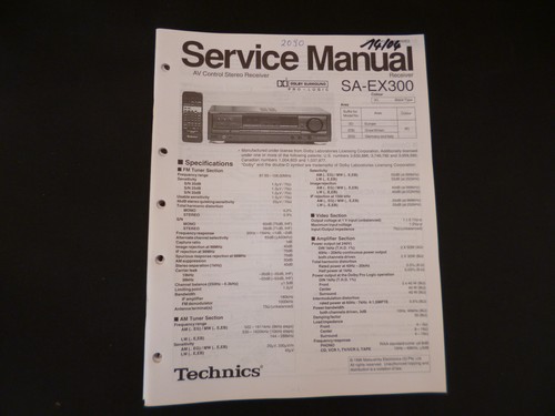 Original service manual - service,