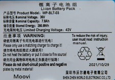 Scooter Moovi Pro comfort AKKU