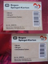 40 Bogen Spiegel-Karton DIN A4* K. Jittenmeier/QVC