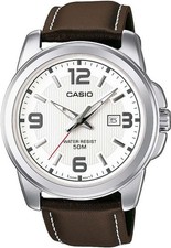 CASIO Collection Herrenarmbanduhr MTP-1314PL-7AVEF Mineralglas Herrenuhr 45mm