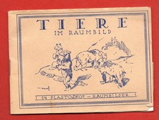 14 Plastoskop  Raumbilder   Tiere im Raumbild