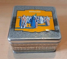 alte  Zigarettendose " SENOUSSI " - 8,8 x 8 x 5 cm - ohne Inhalt