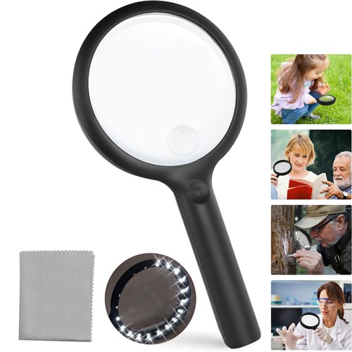 Lupe mit licht 30x - lupe,