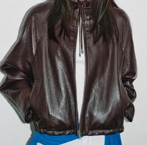 Lederjacke kunstleder braun - lederjacke/, kunstleder/