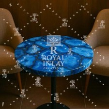 18 " Rund Blau Achat Stein