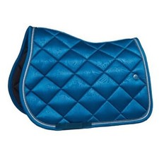 Schabracke Lami Cell petrol blau Blumenmuster VS