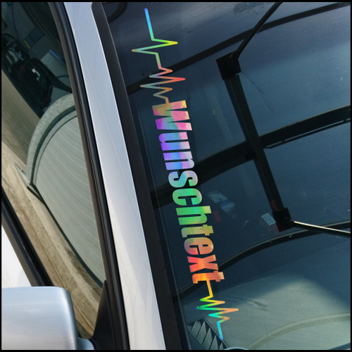 Autoaufkleber wunschtext - autoaufkleber,