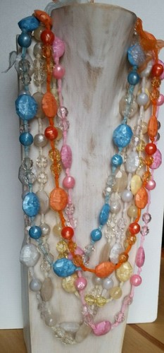 Mode collier bänderkette - mode-collier,