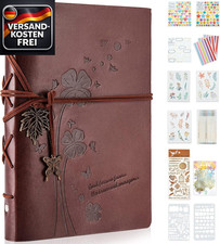 Leder Fotoalbum DIY Scrapbook