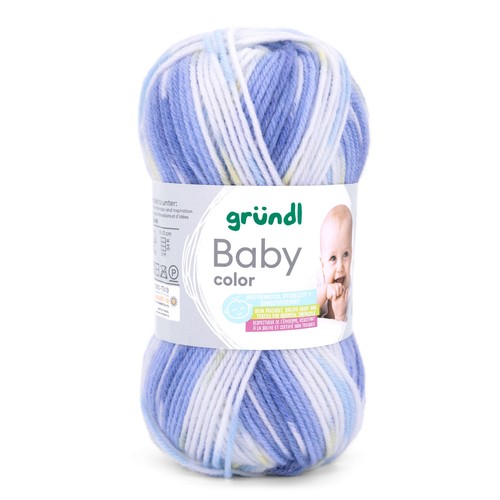 Gründl baby color 50gr - 50gr,, wolle