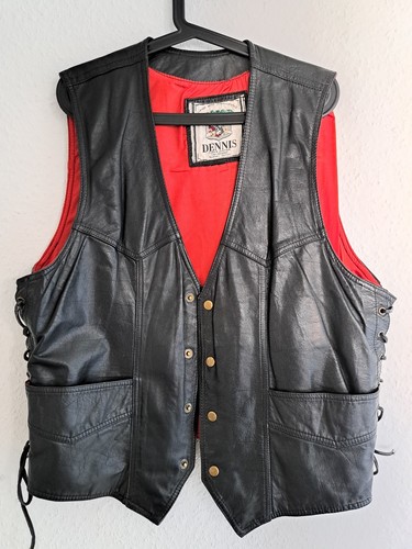 Vintage swedish leather - swedish, vest