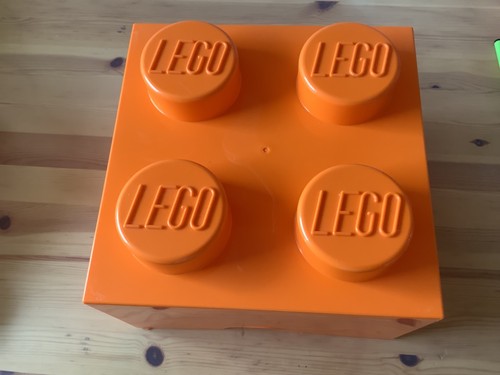 Lego aufbewahrungsbox orange - aufbewahrungsbox,