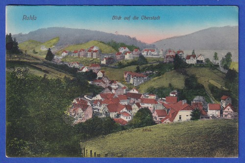 Alte ruhla ortsansicht - ruhla,