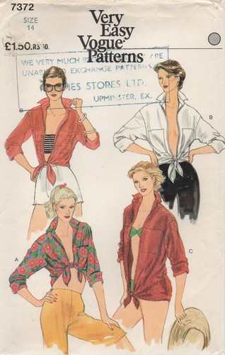 Vogue schnittmuster 7372 easy - vogue,
