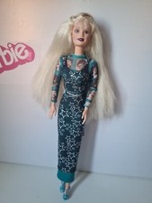 BARBIE MATTEL HOLLYWOOD NAILS 1999 17857 PUPPE DOLL Blaue Nägel