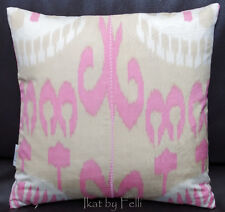 Ikat Seidenkissen | Kissenbezug | Seide Dekokissen | pillow silk Stickerei