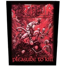 Kreator back patch pleasure - kreator,