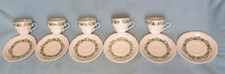 Kahla Porzellan Service DDR Ostalgie Kaffeeservice 5 Tassen, 6 Untertassen