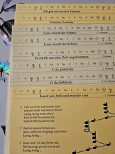 Zauberharfe Unterleg Noten